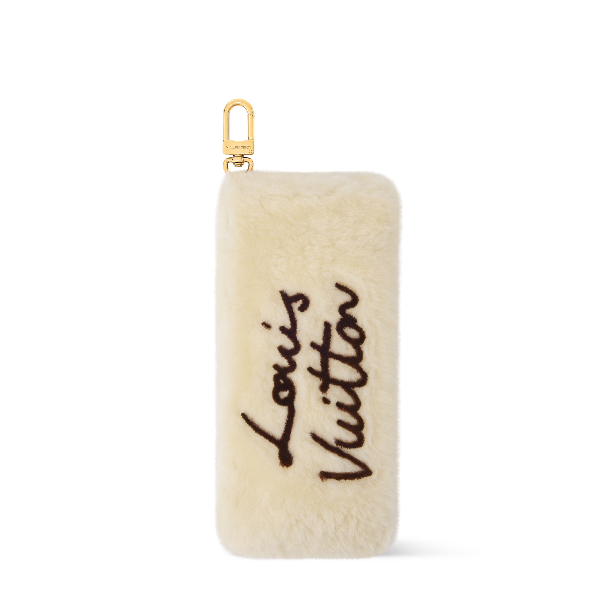 Glasses Pouch LV Script Key Holder . in Women