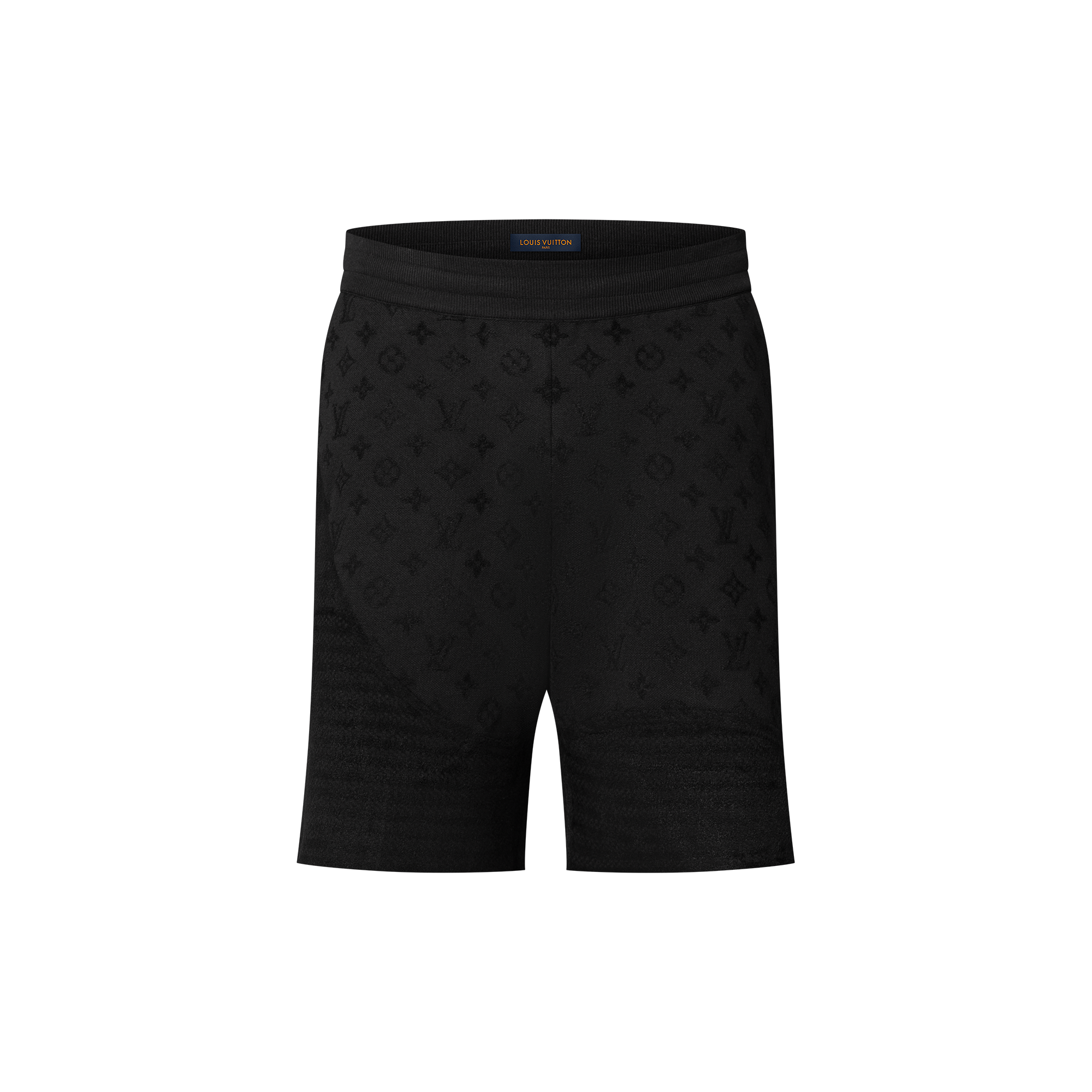 Graphic Jacquard Knitted Shorts  in Men