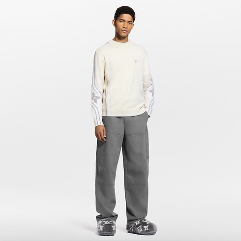 Graphic Knitted Crewneck in New's For Men LV Ski collections by Louis Vuitton (Product zoom)