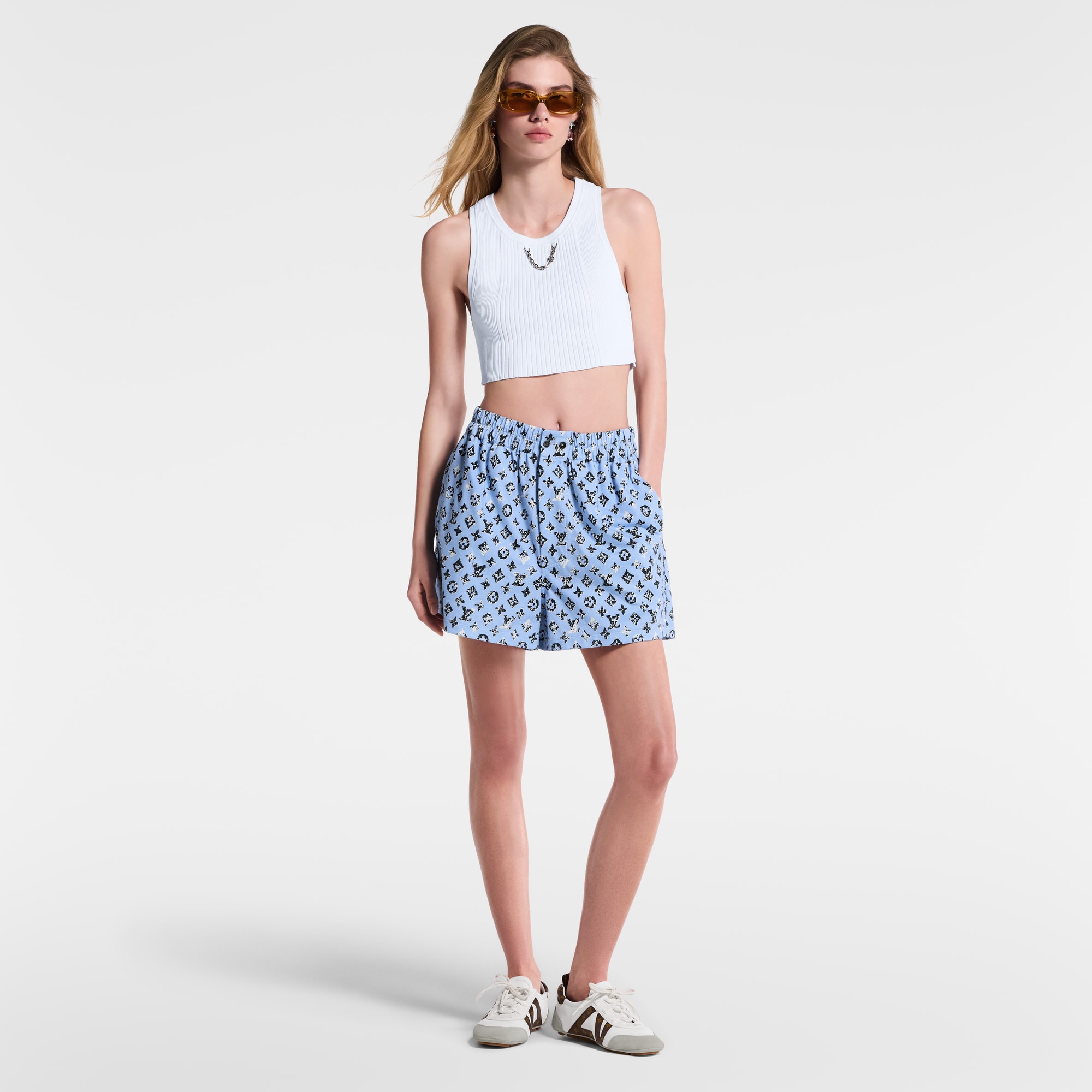 Graphic Monogram Boxer Shorts  in Women