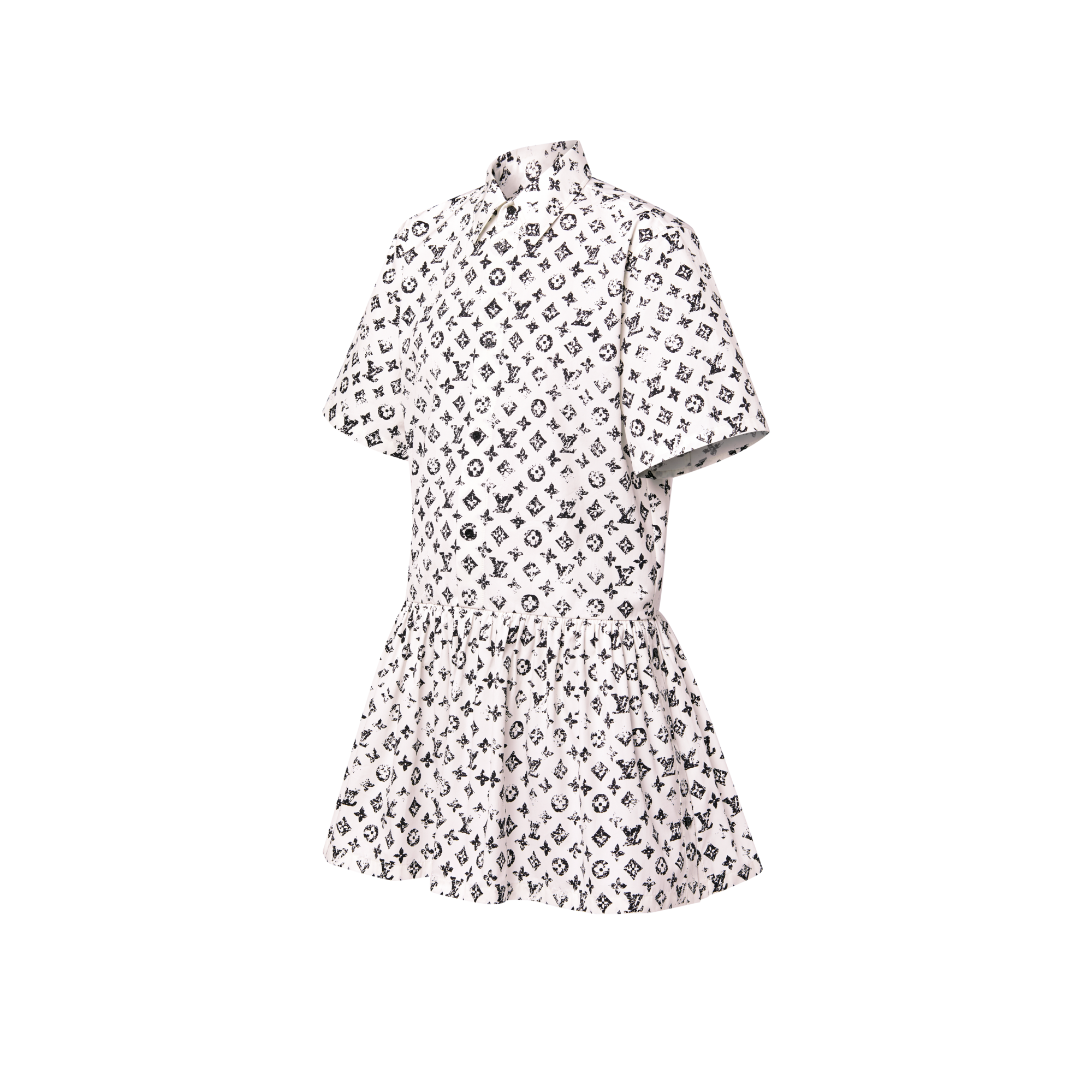 Graphic Monogram Shirt Dress  in Women