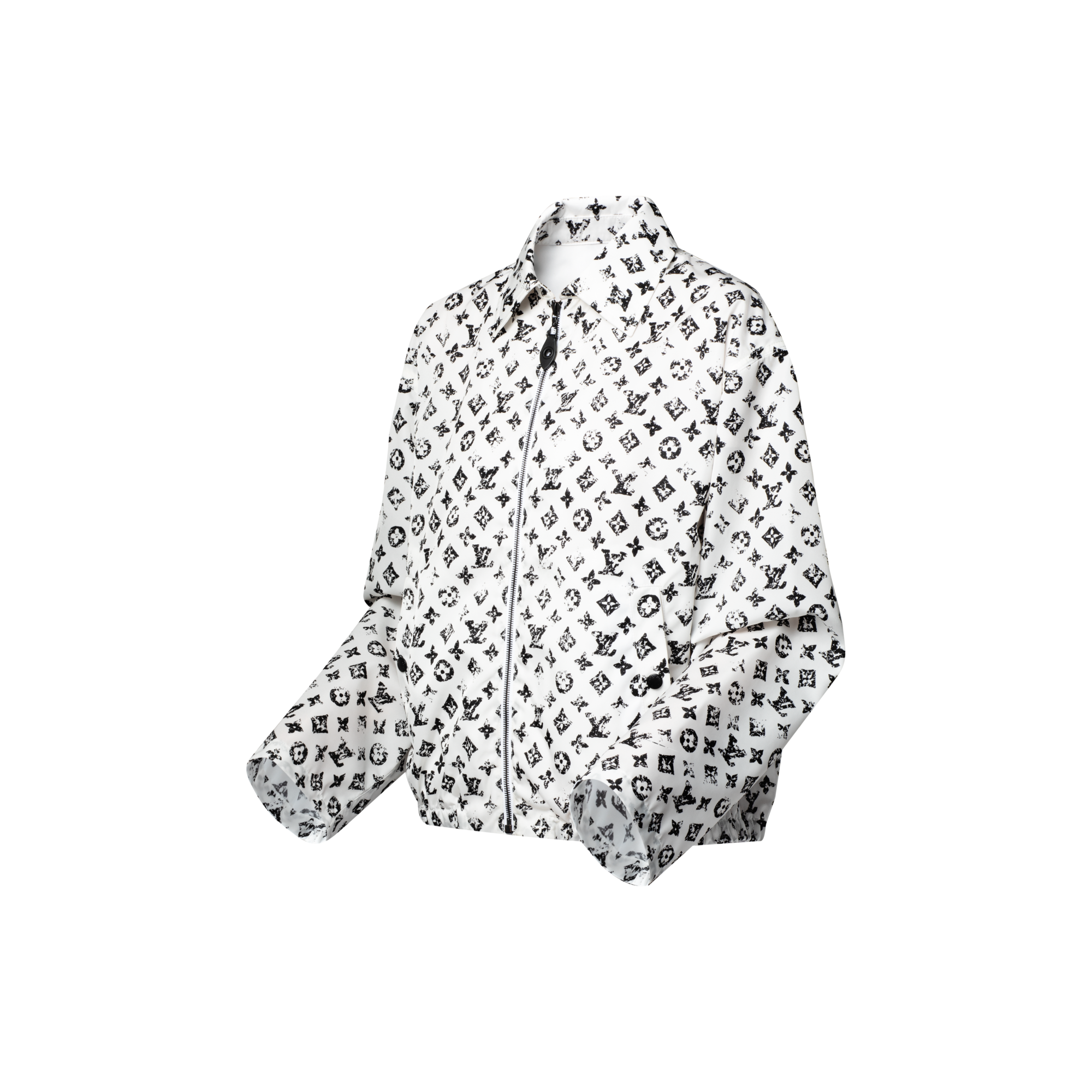 Graphic Monogram Zip-Up Jacket  in Women