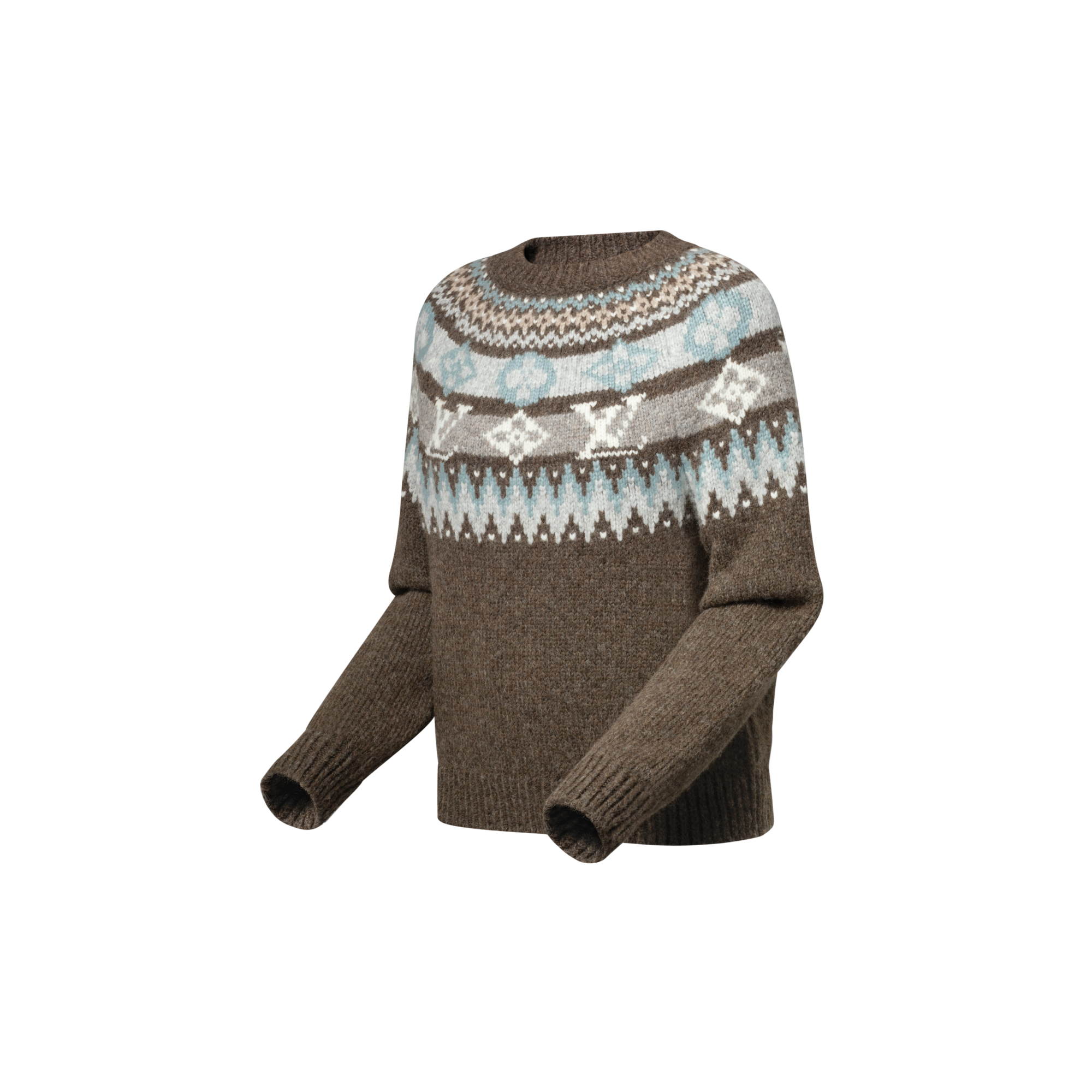 Graphic Signature Knit Pullover  in Women