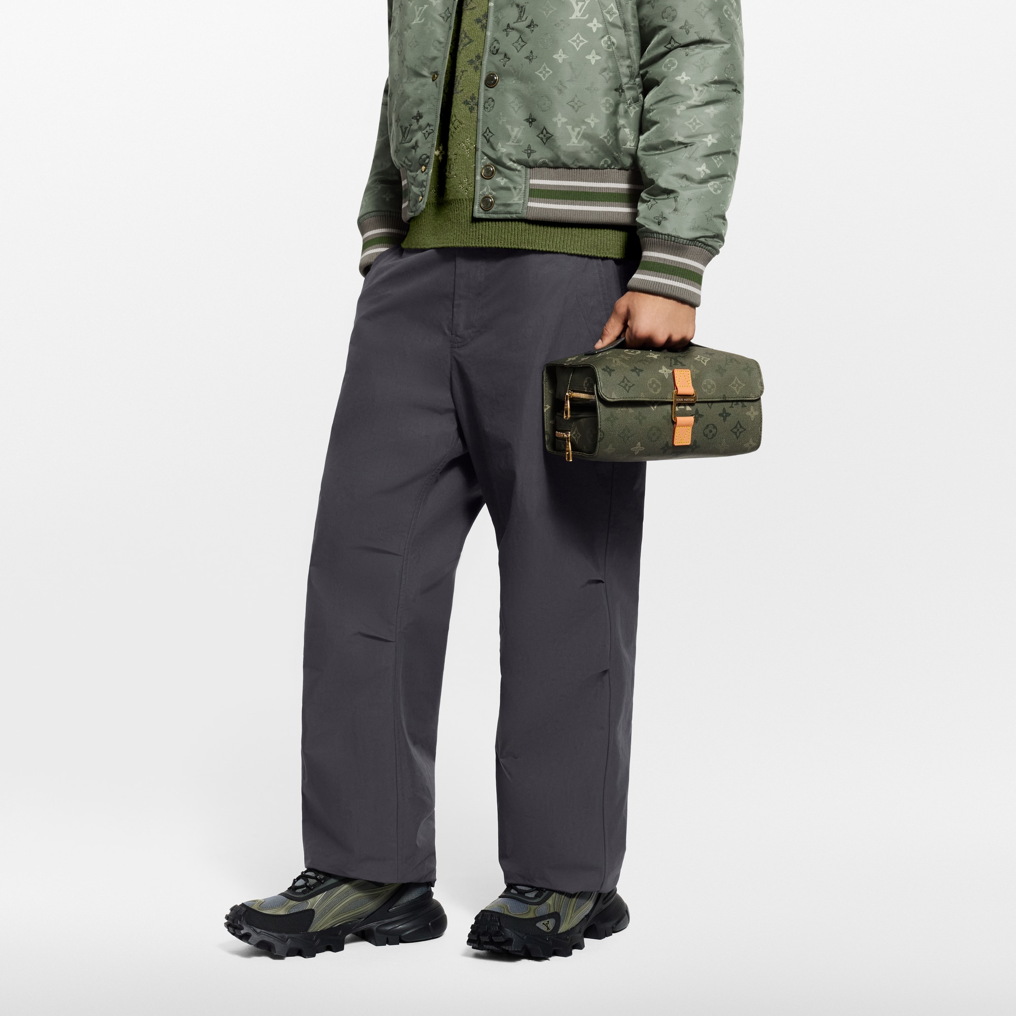 Hanging Toiletry Bag Monogram Other Canvas in Men