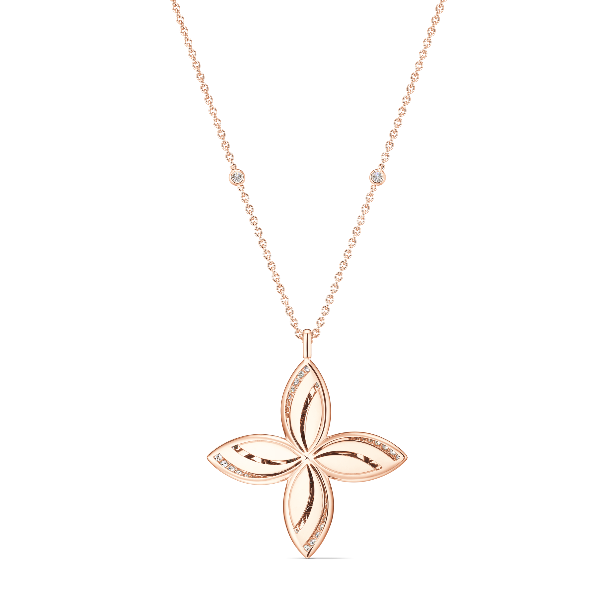 Idylle Blossom Pendant, Rose Gold and Diamonds  in Les Extraordinaires