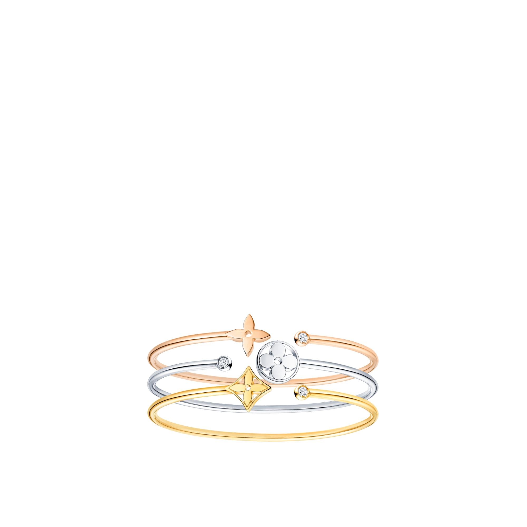 Idylle Blossom Twist Bracelet, Yellow Gold  in Jewellery