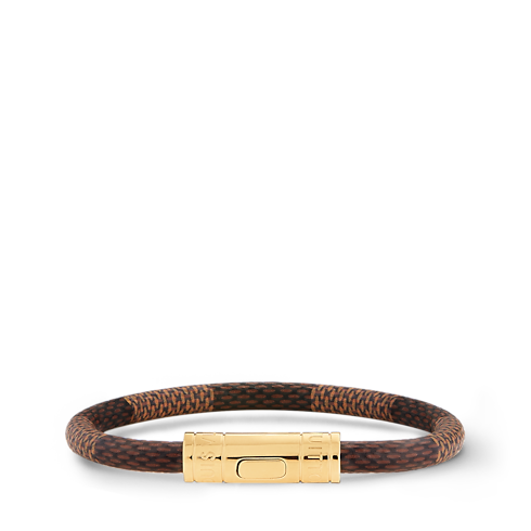 Keep It Bracelet Damier Ebène Canvas in Women's Fashion Jewellery Bracelets collections by Louis Vuitton (Product zoom)
