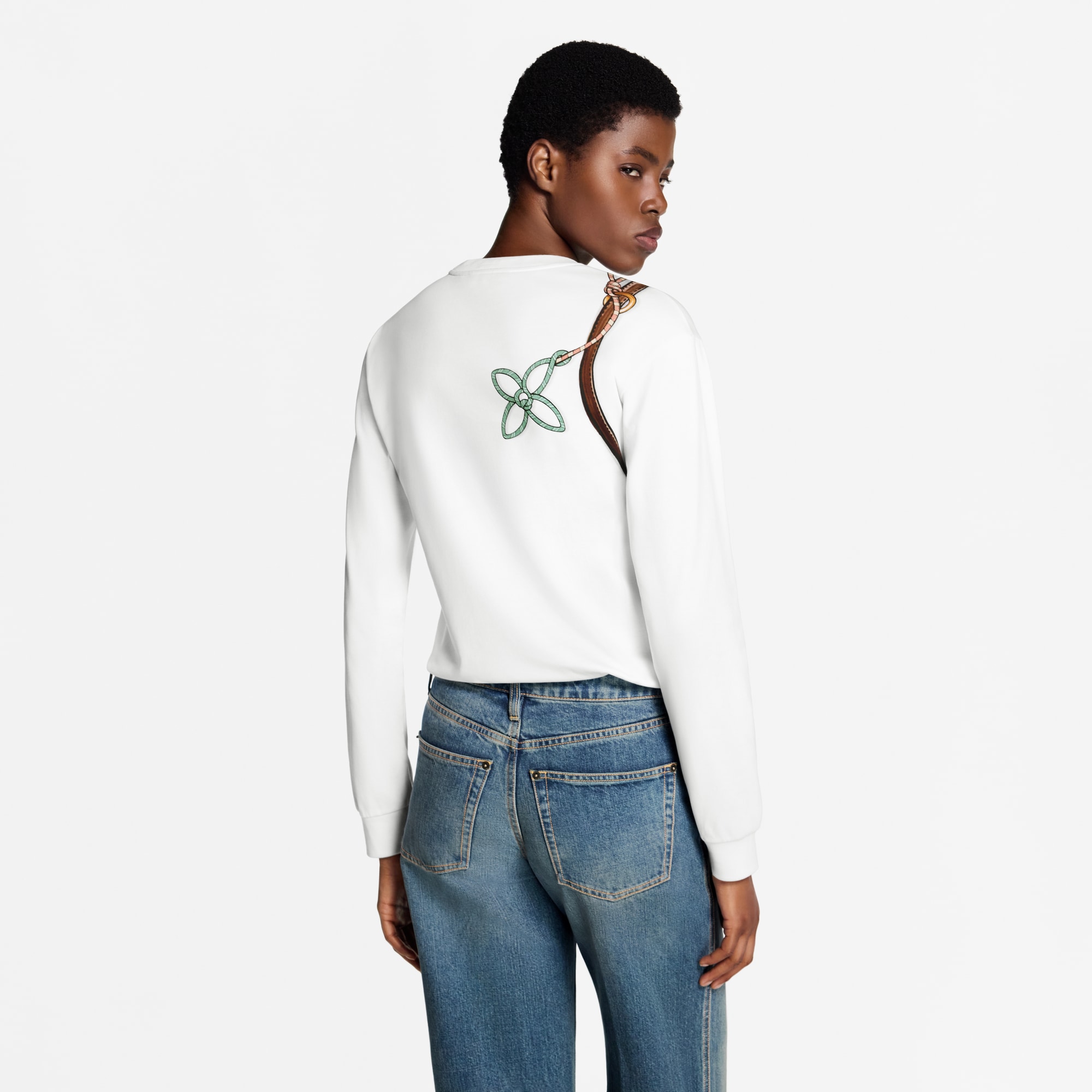 Keepit Print Long-Sleeved T-Shirt  in Women