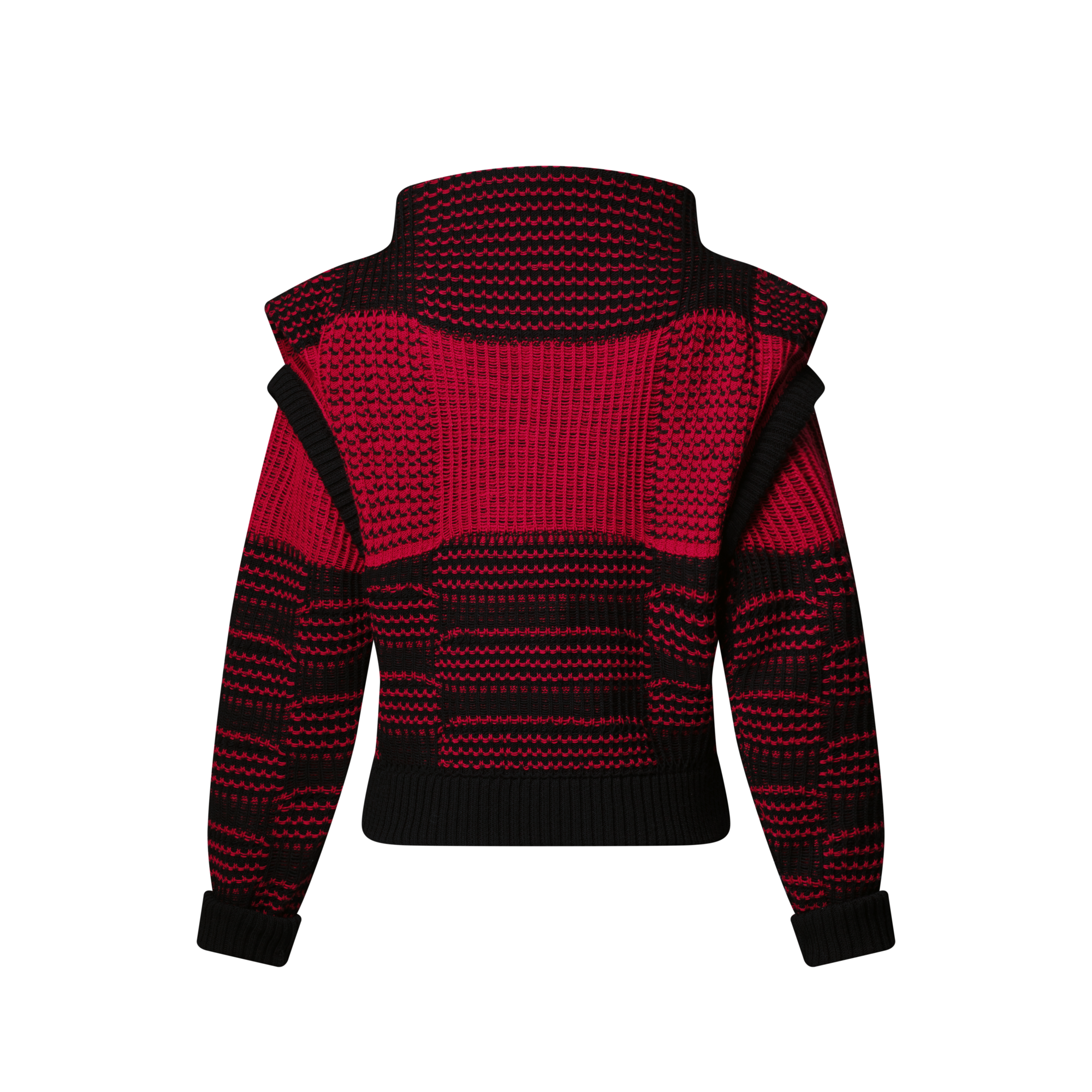 L/S Technical Check Sweater  in Women