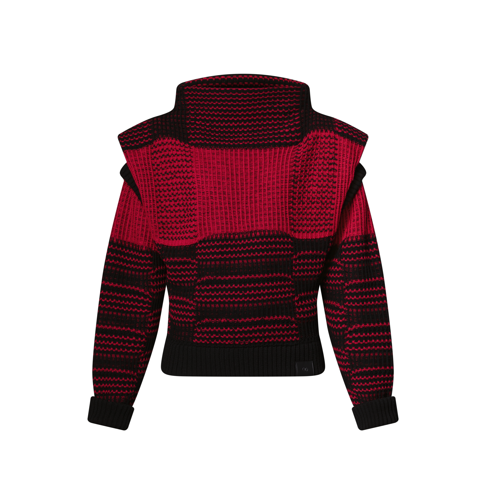 L/S Technical Check Sweater  in Women