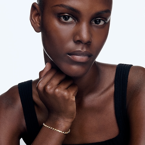 Le Damier de Louis Vuitton Small Bracelet, Yellow Gold and Diamonds in Jewellery's Categories Bracelets collections by Louis Vuitton (Product zoom)