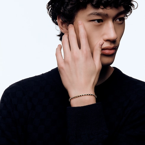 Le Damier de Louis Vuitton Small Bracelet, Yellow Gold and Diamonds in Jewellery's Categories Bracelets collections by Louis Vuitton (Product zoom)