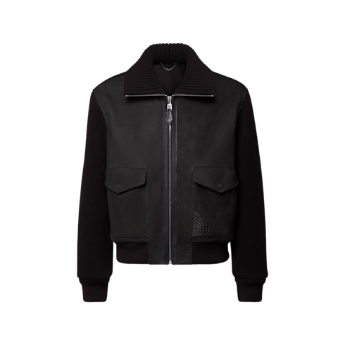 Leather Mix Blouson in Men's Ready-to-Wear All Ready-to-Wear collections by Louis Vuitton (Product zoom)