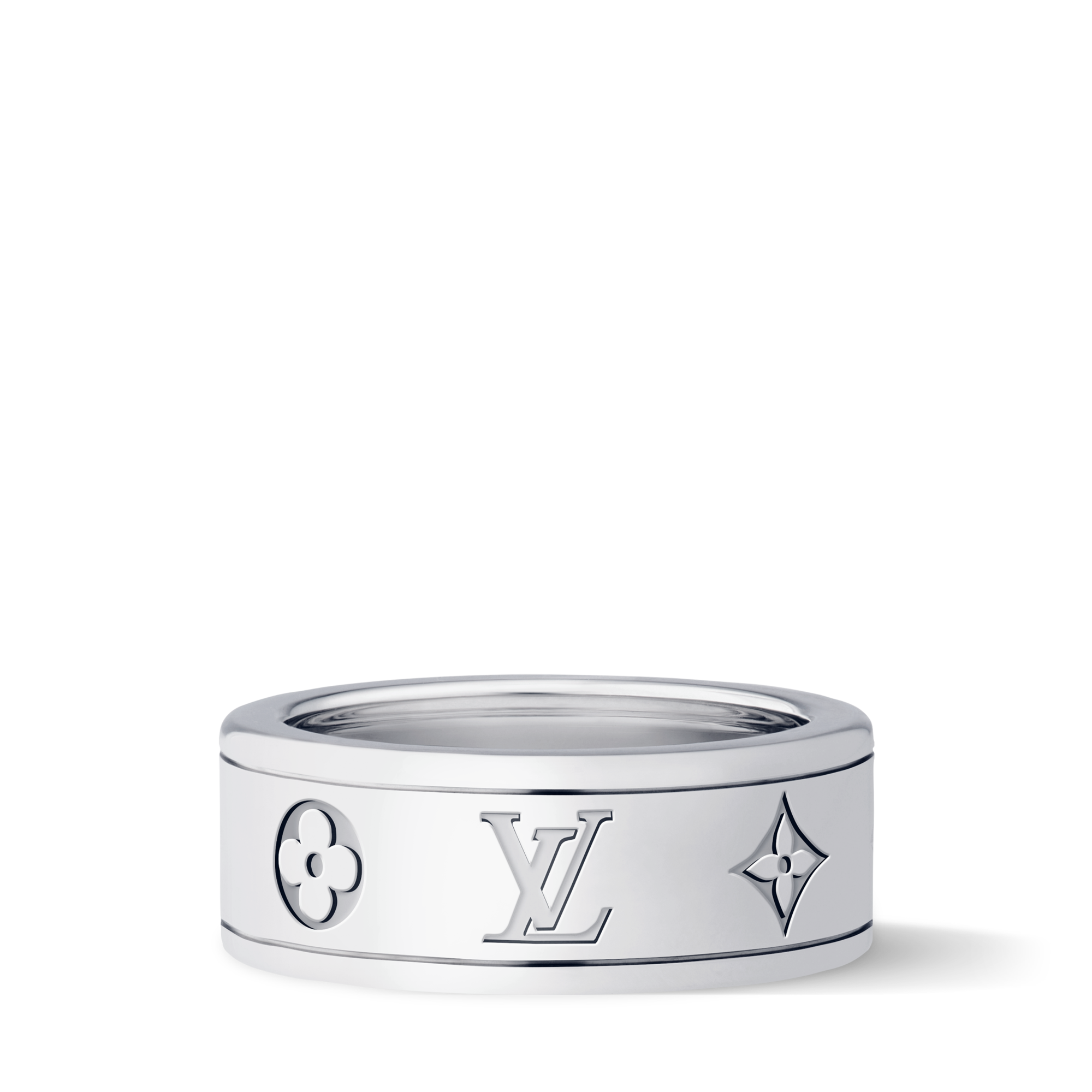 Les Gaston Vuitton Small Ring, White Gold  in Jewellery