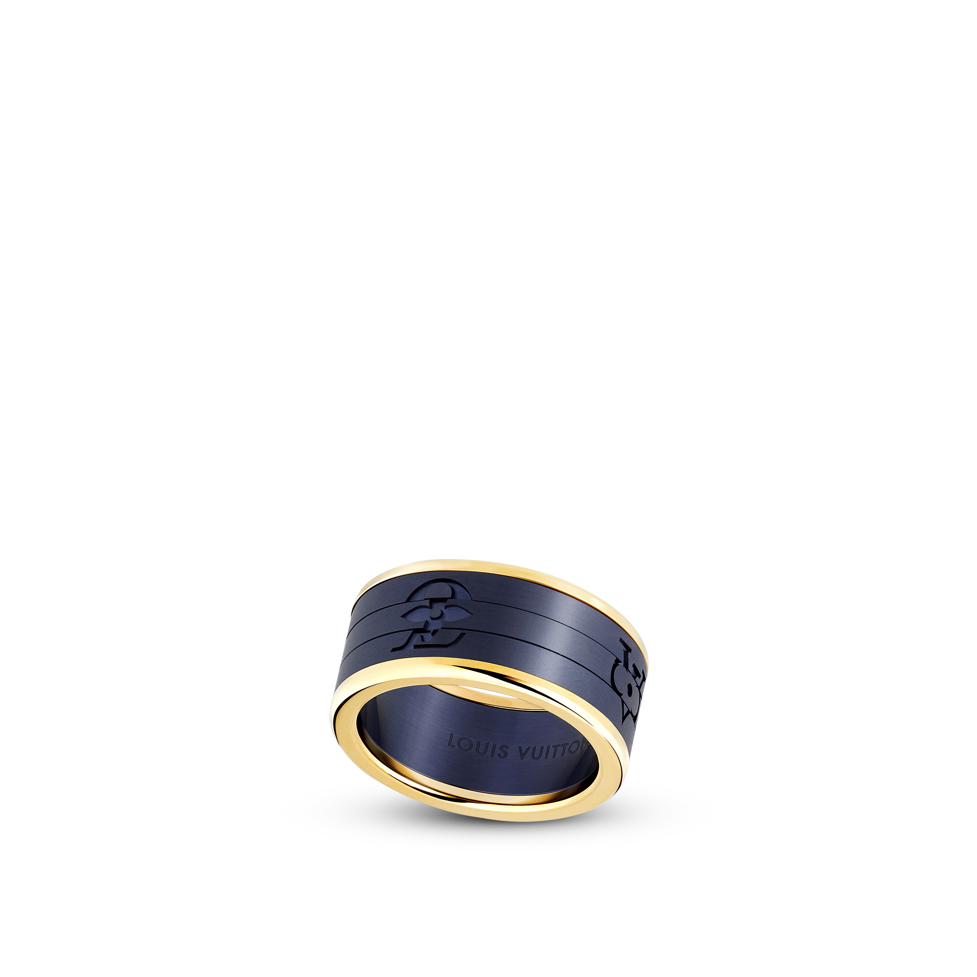 Les Gastons Vuitton Puzzle Ring, Yellow Gold and Titanium  in Jewellery