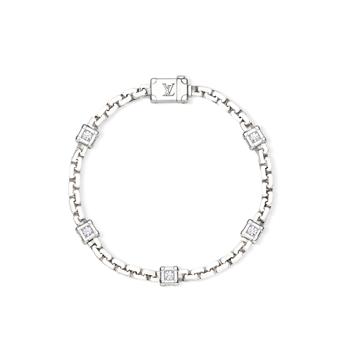 Les Gastons Vuitton Trunk Bracelet, White Gold and Diamonds in Jewellery's Categories Bracelets collections by Louis Vuitton (Product zoom)