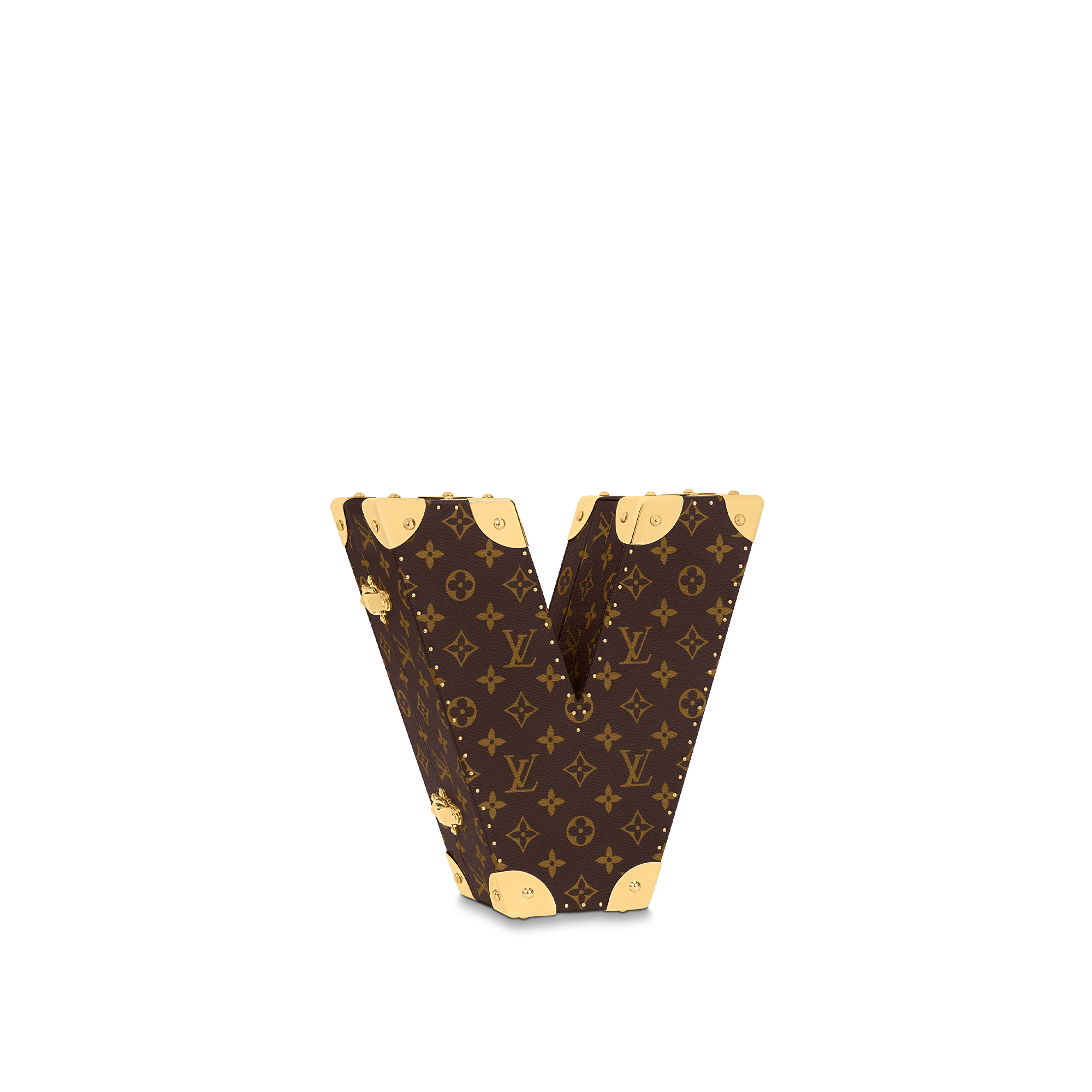 Letter Trunk V Monogram Canvas in Les Extraordinaires