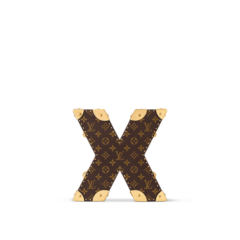 Letter Trunk X Monogram Canvas in Les Extraordinaires's Hardsided Letter Trunks collections by Louis Vuitton (Product zoom)