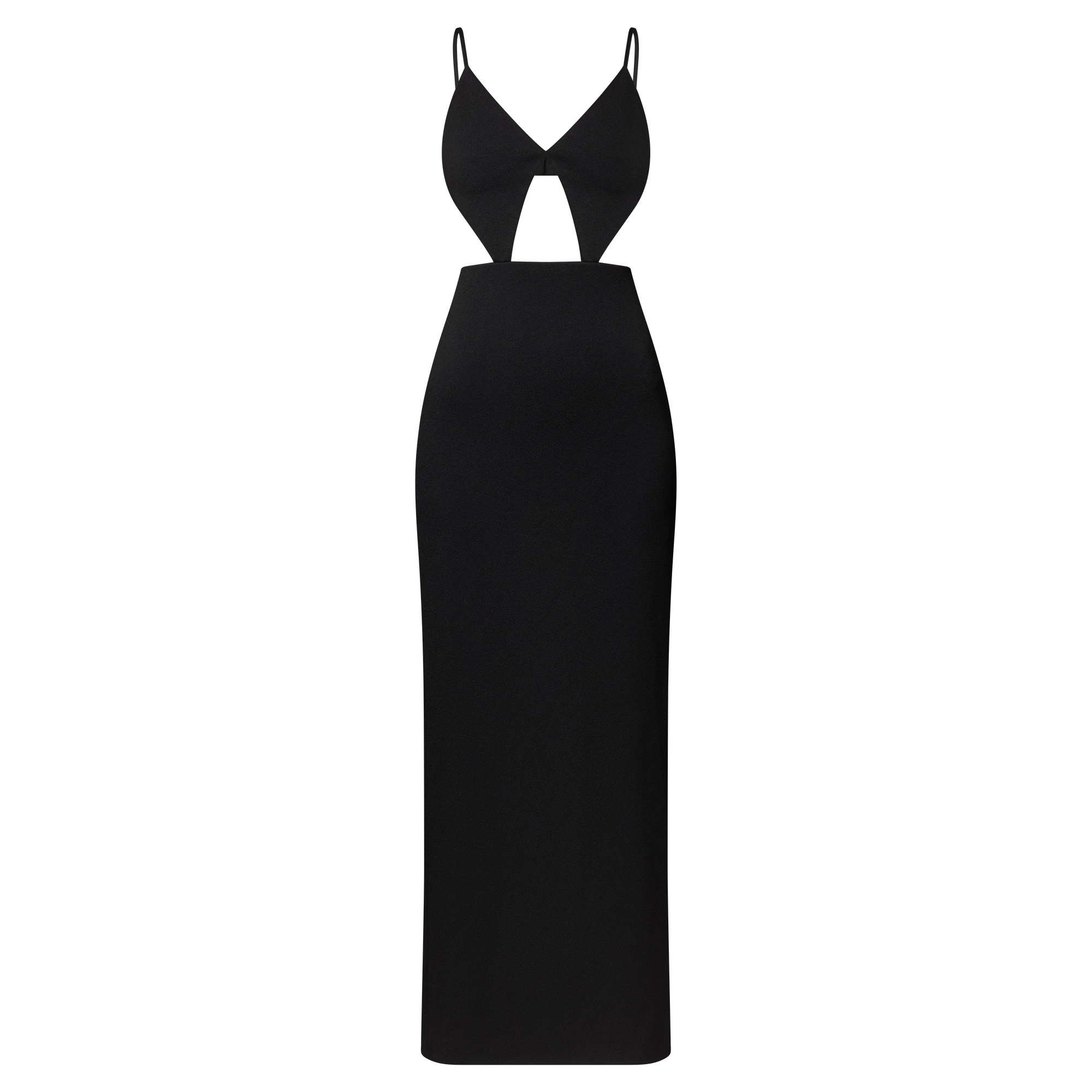 Long Dress W/ Front Cut Outs  in Women
