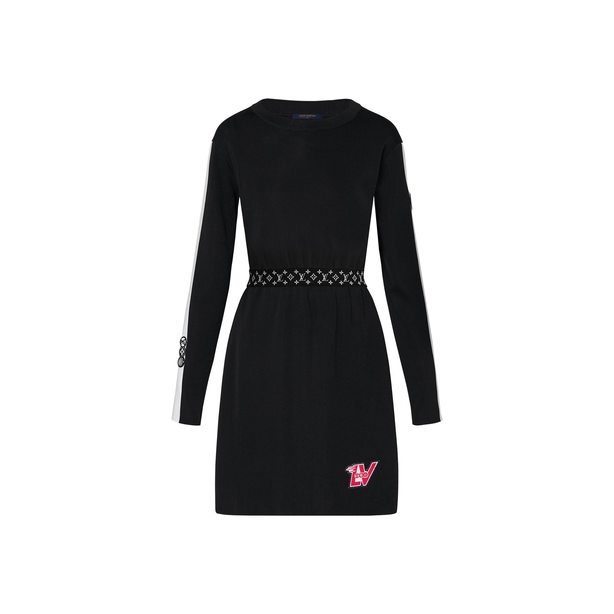 louis vuitton knit dress