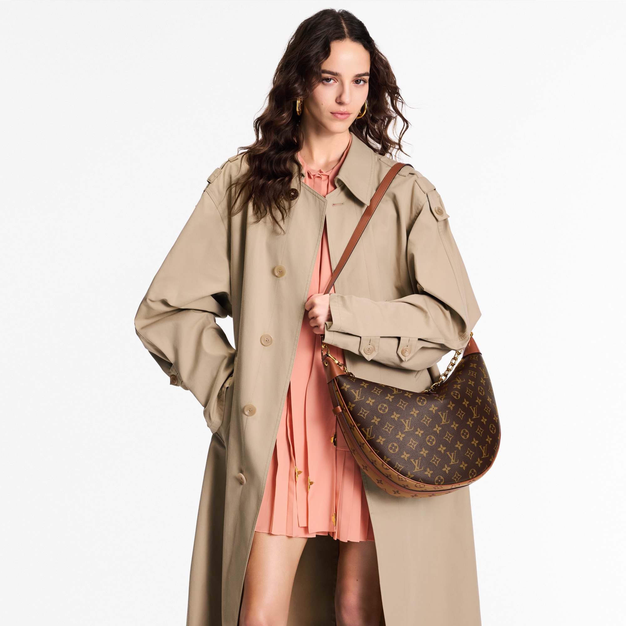 Loop Hobo Monogram Canvas in Women