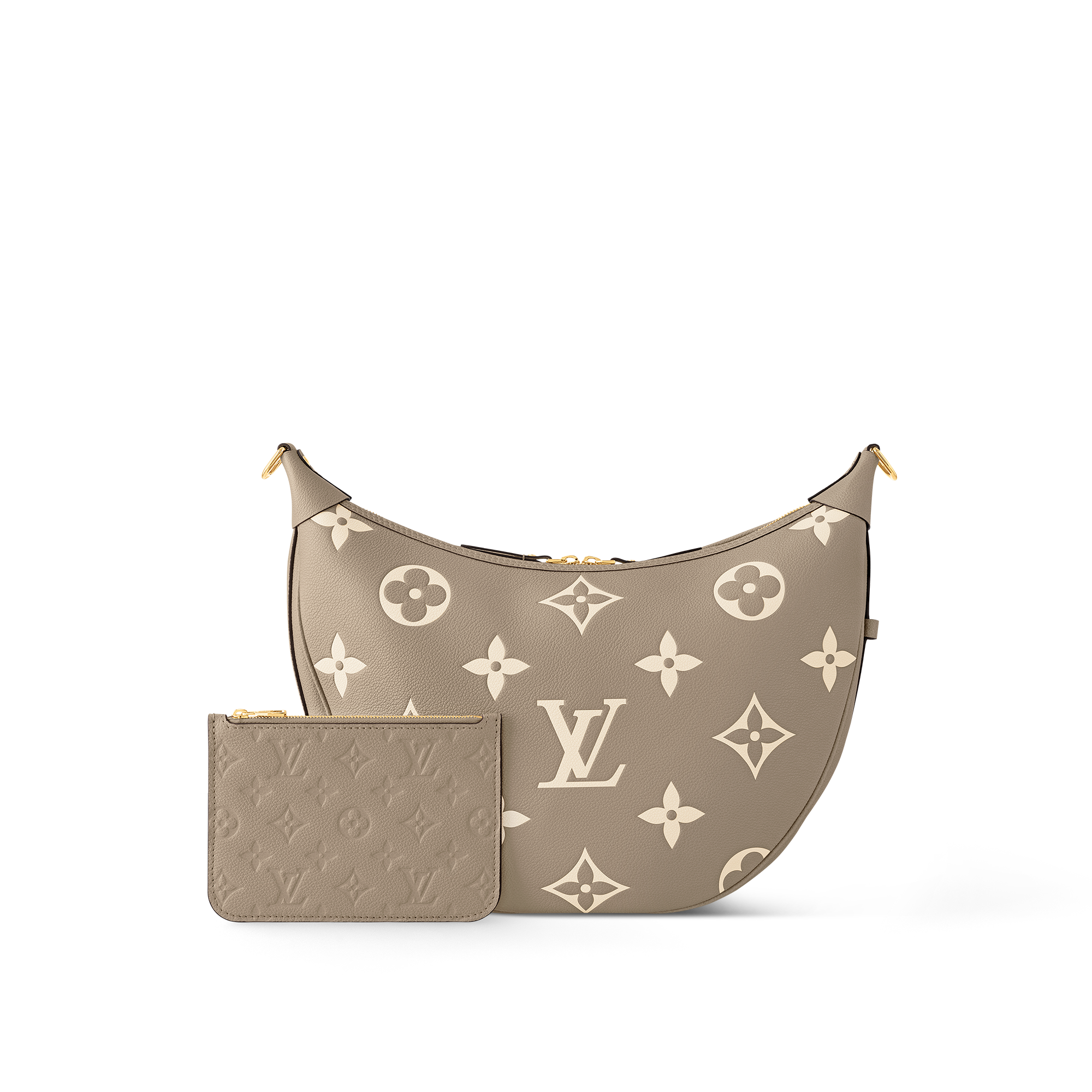 Loop Hobo Bicolour Monogram Empreinte Leather in Women