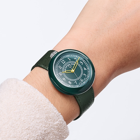 Louis Vuitton Monterey, Automatic, 37mm, Ceramic and steel in Watches's All Watches } collections by Louis Vuitton (Product zoom)