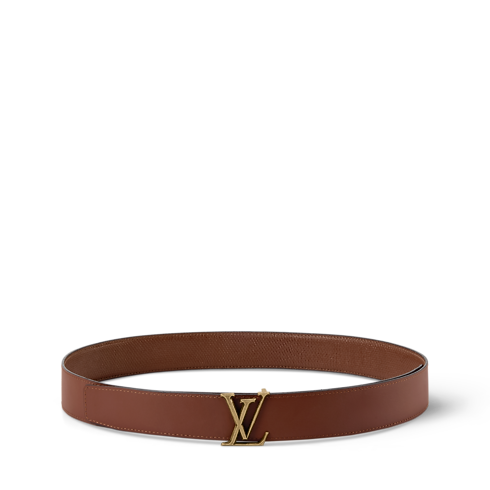 LV Atelier Karung 35mm Reversible Belt Crocodilian Mat Leather in Men's Accessories Belts collections by Louis Vuitton (Product zoom)