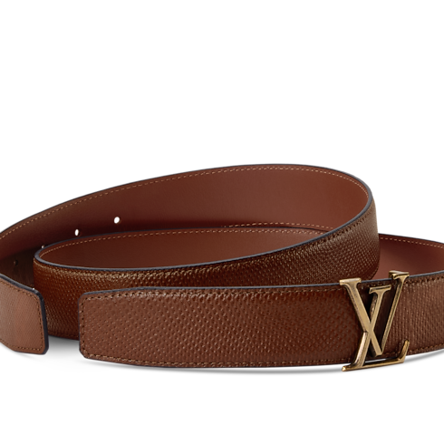 LV Atelier Karung 35mm Reversible Belt in Men's Accessories Belts collections by Louis Vuitton (Product zoom)