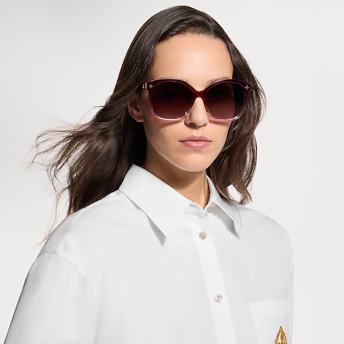 LV Aura Cat Eye Sunglasses worn view