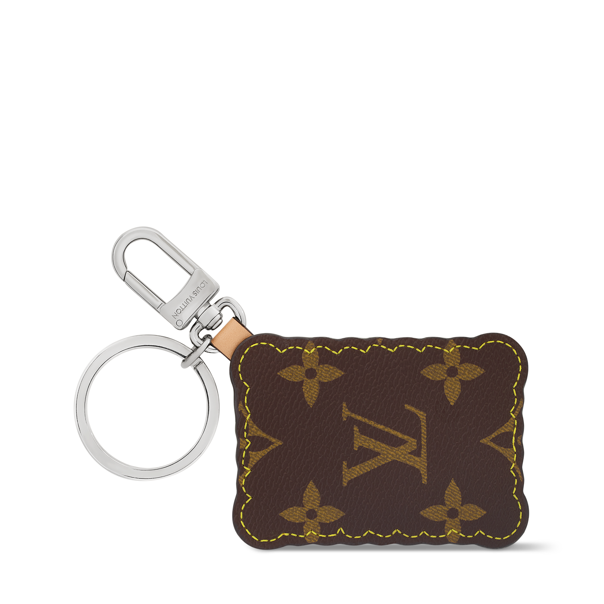 LV Biscuit Key Holder and Bag Charm . in Men