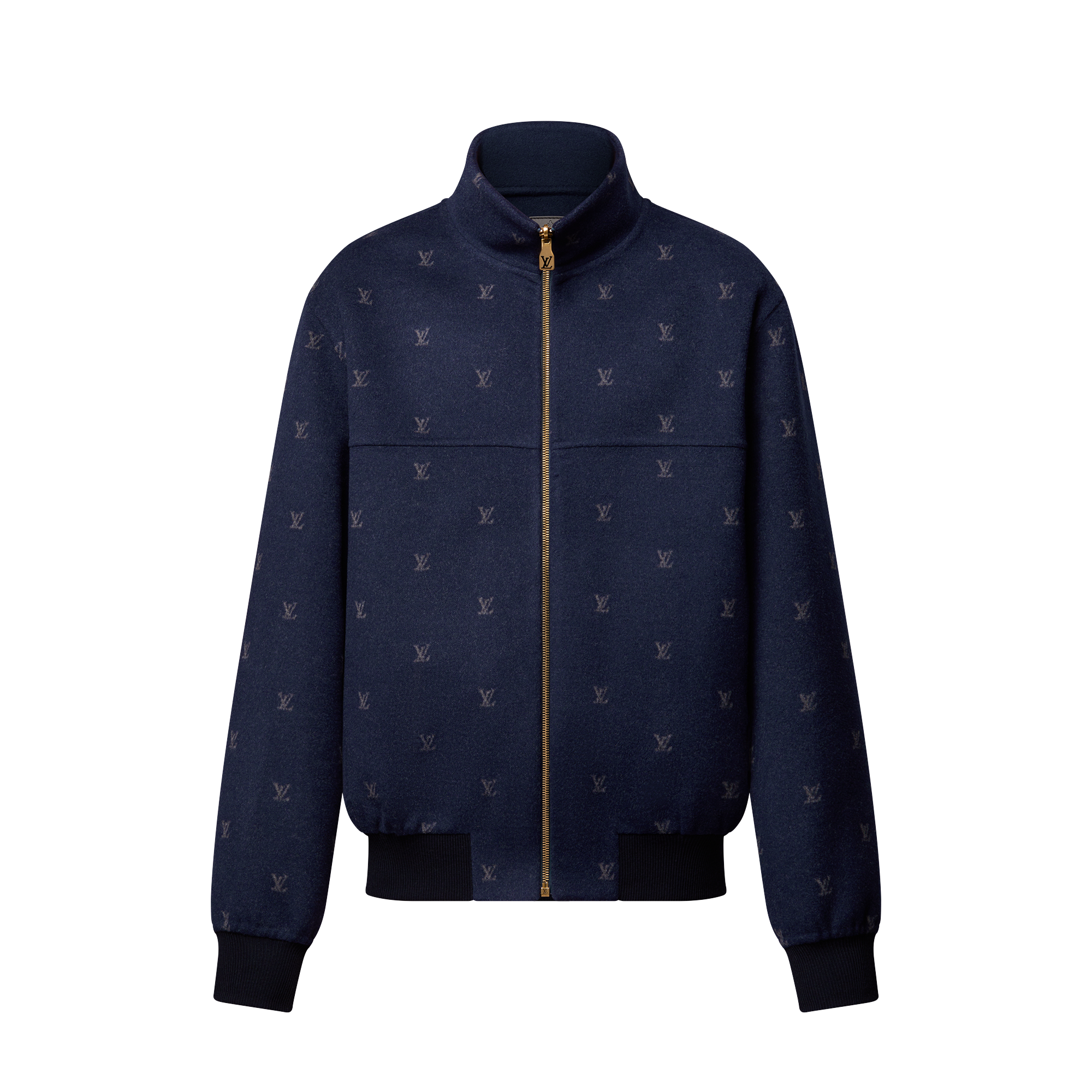 LV Blason Double Face Wool-Silk Blend Reversible Blouson  in Men