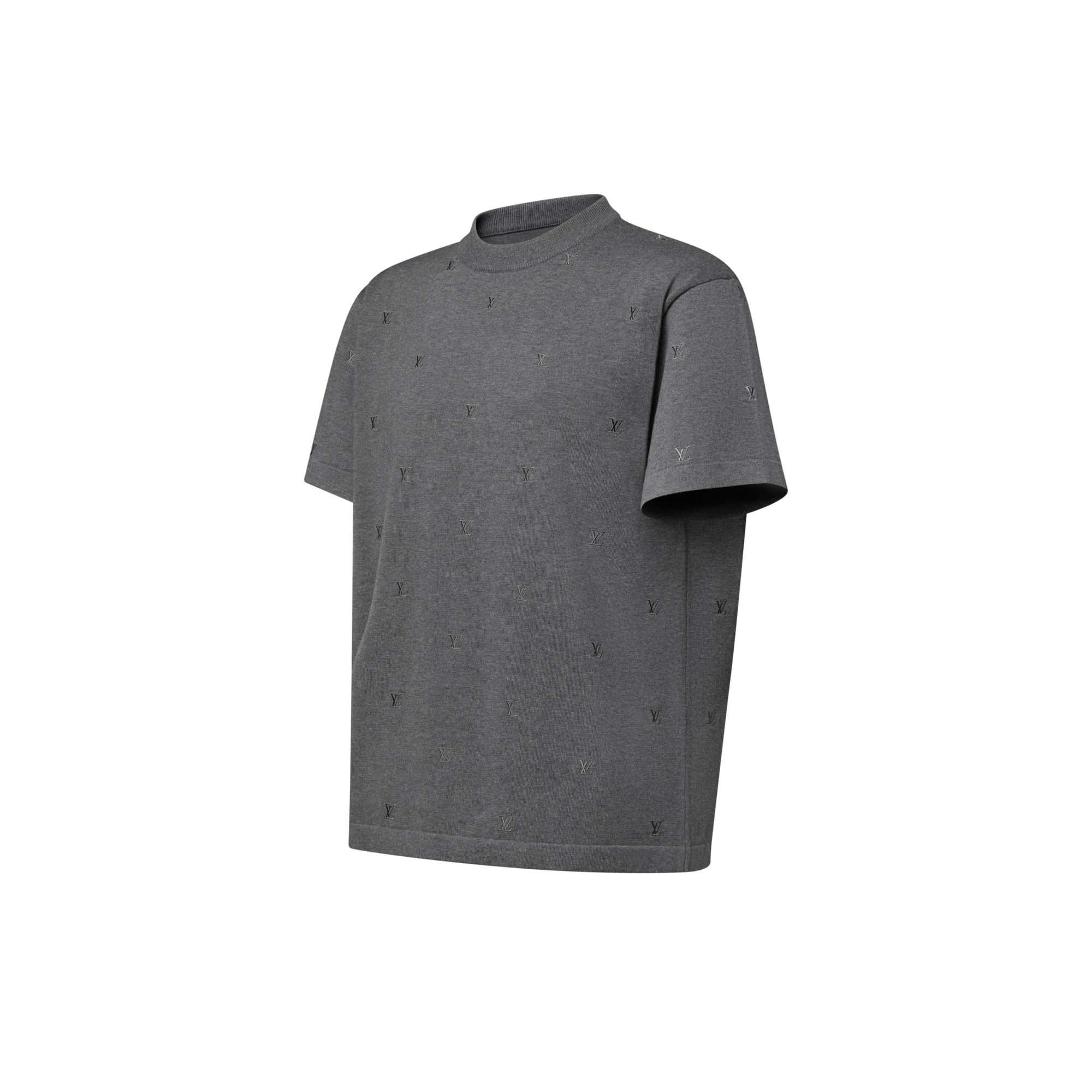 LV Blason Embroidered Short-Sleeved Crewneck  in Men