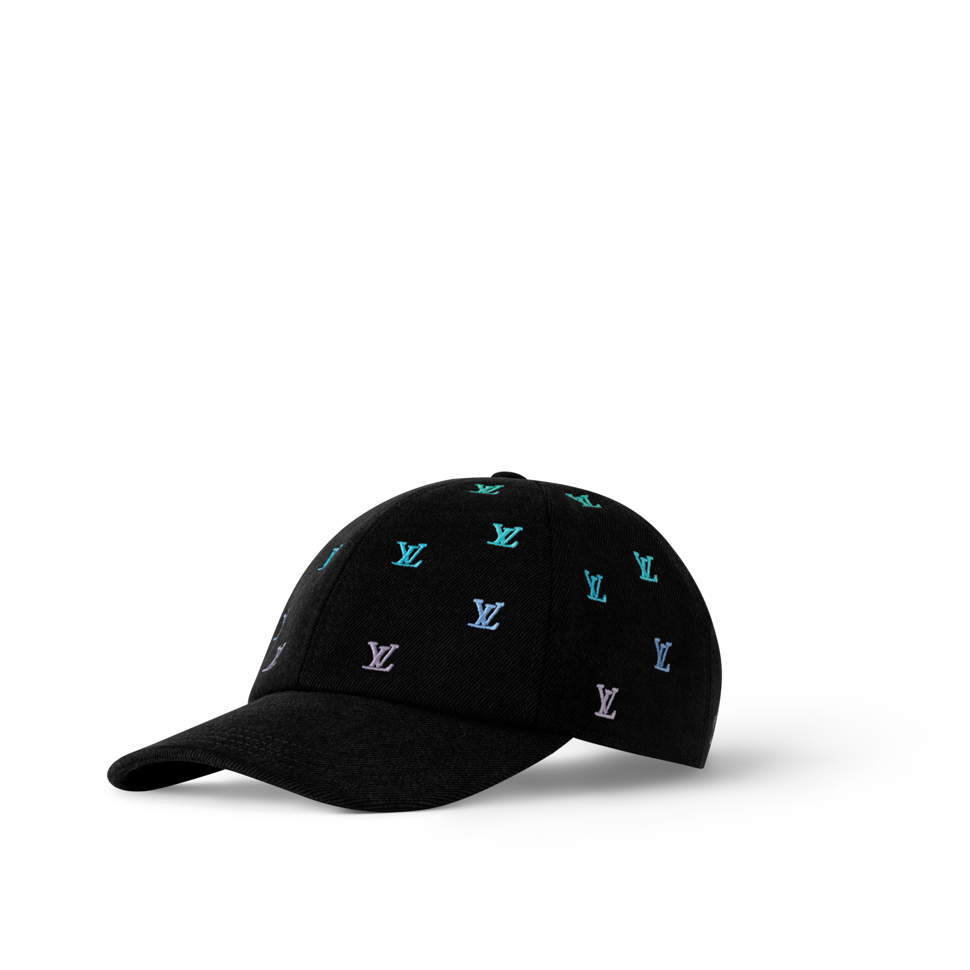 LV Blason Shading Denim Cap . in Men