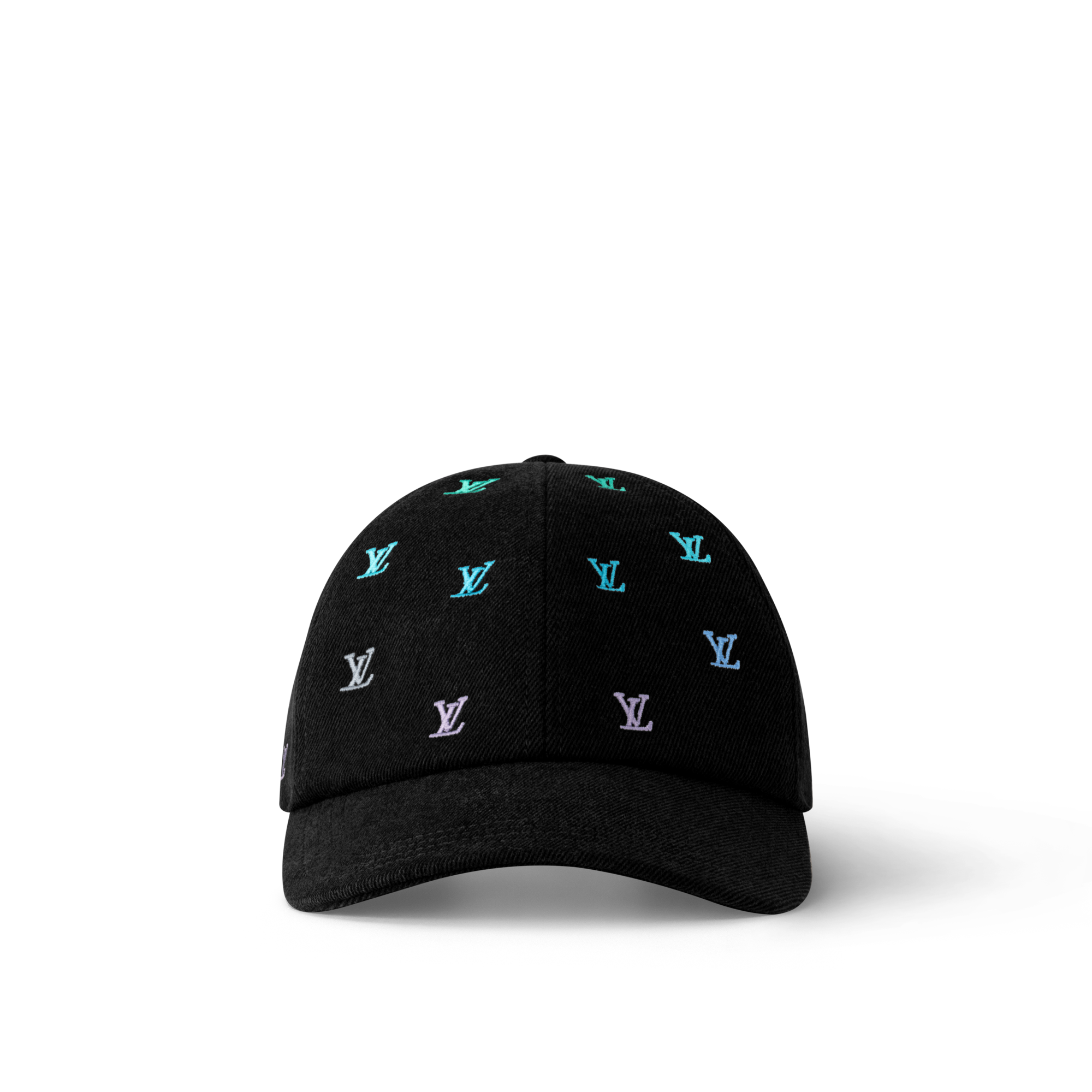 LV Blason Shading Denim Cap . in Men