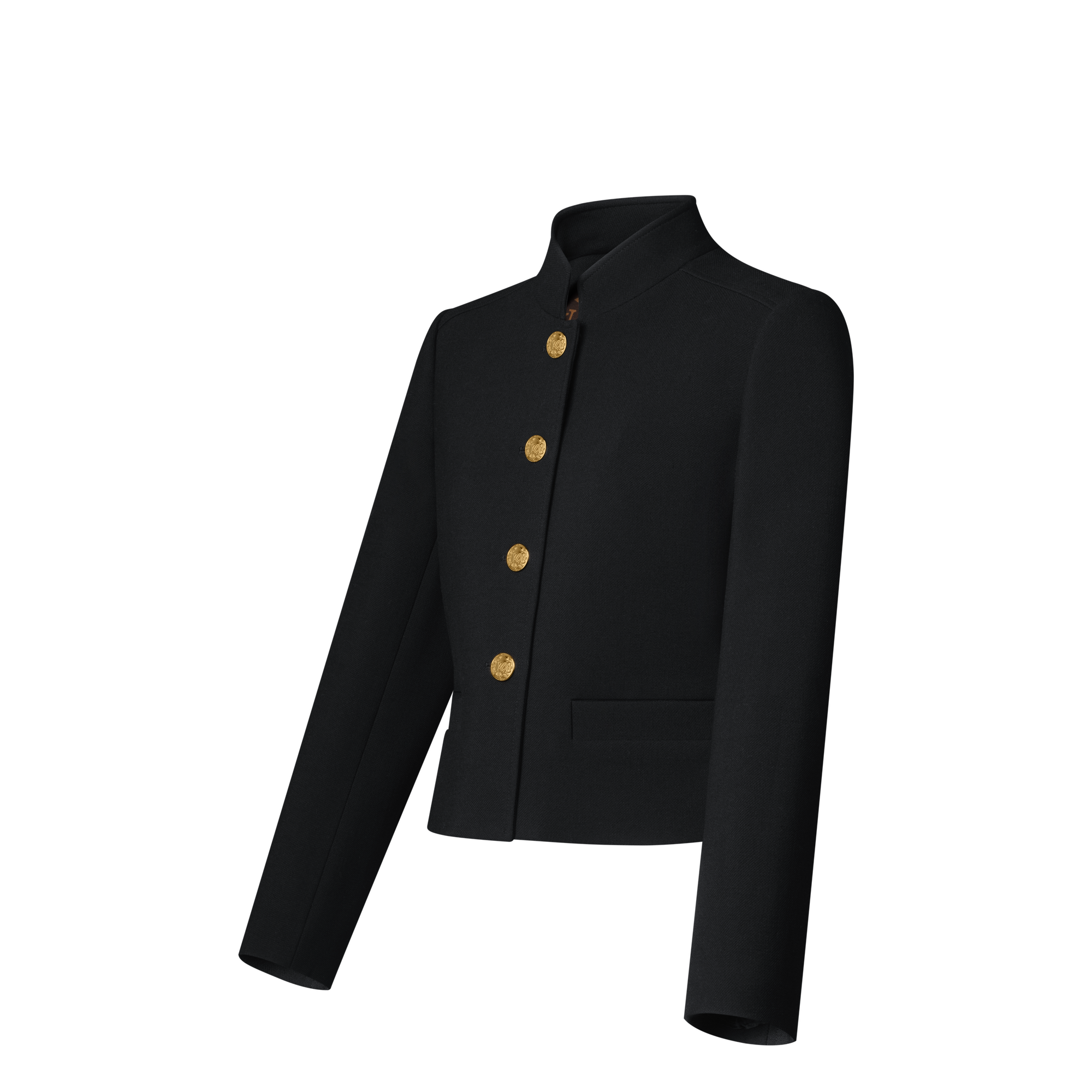 LV Button Officer Jacket  in Women