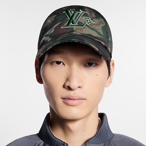 LV Camo Cap . in Men's Accessories Hats, Beanies and Gloves collections by Louis Vuitton (Product zoom)
