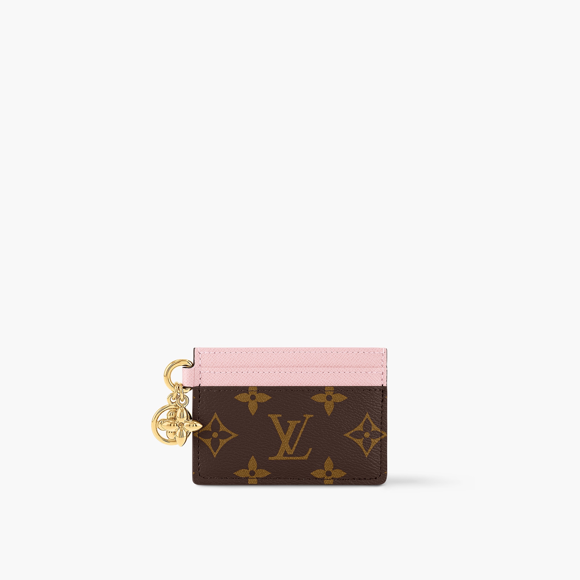 LV Charms Card Holder Monogram Canvas Wallets and Small Leather