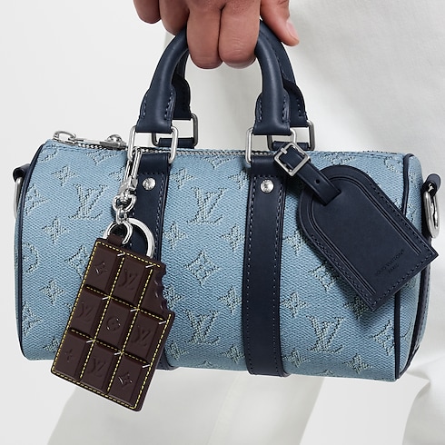 LV Chocolate Bar Key Holder and Bag Charm . in Men's Accessories Key Holders and Bag Charms collections by Louis Vuitton (Product zoom)
