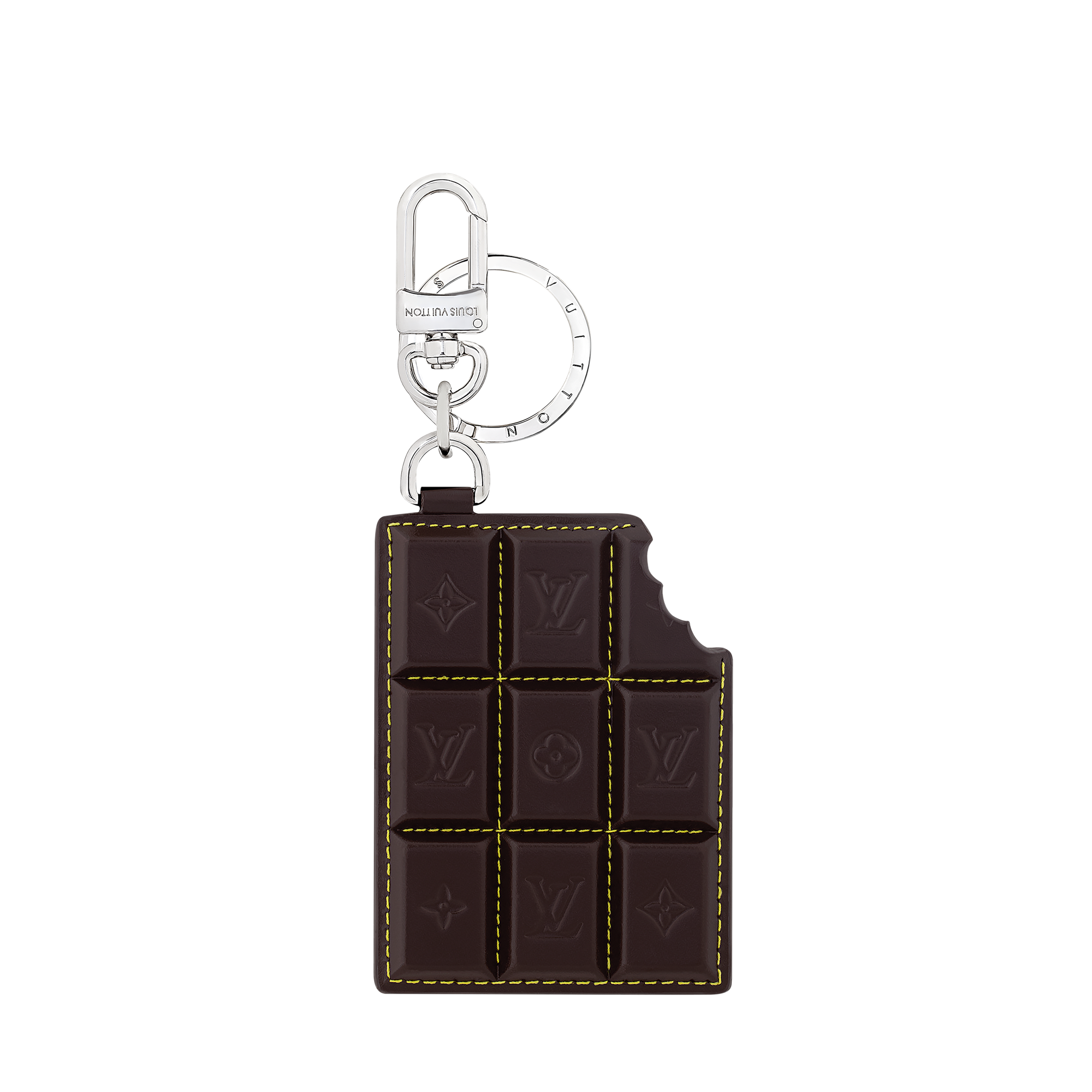 LV Chocolate Bar Key Holder and Bag Charm . in Men