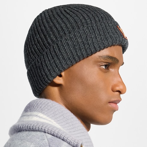 LV Craft Beanie cropped worn view