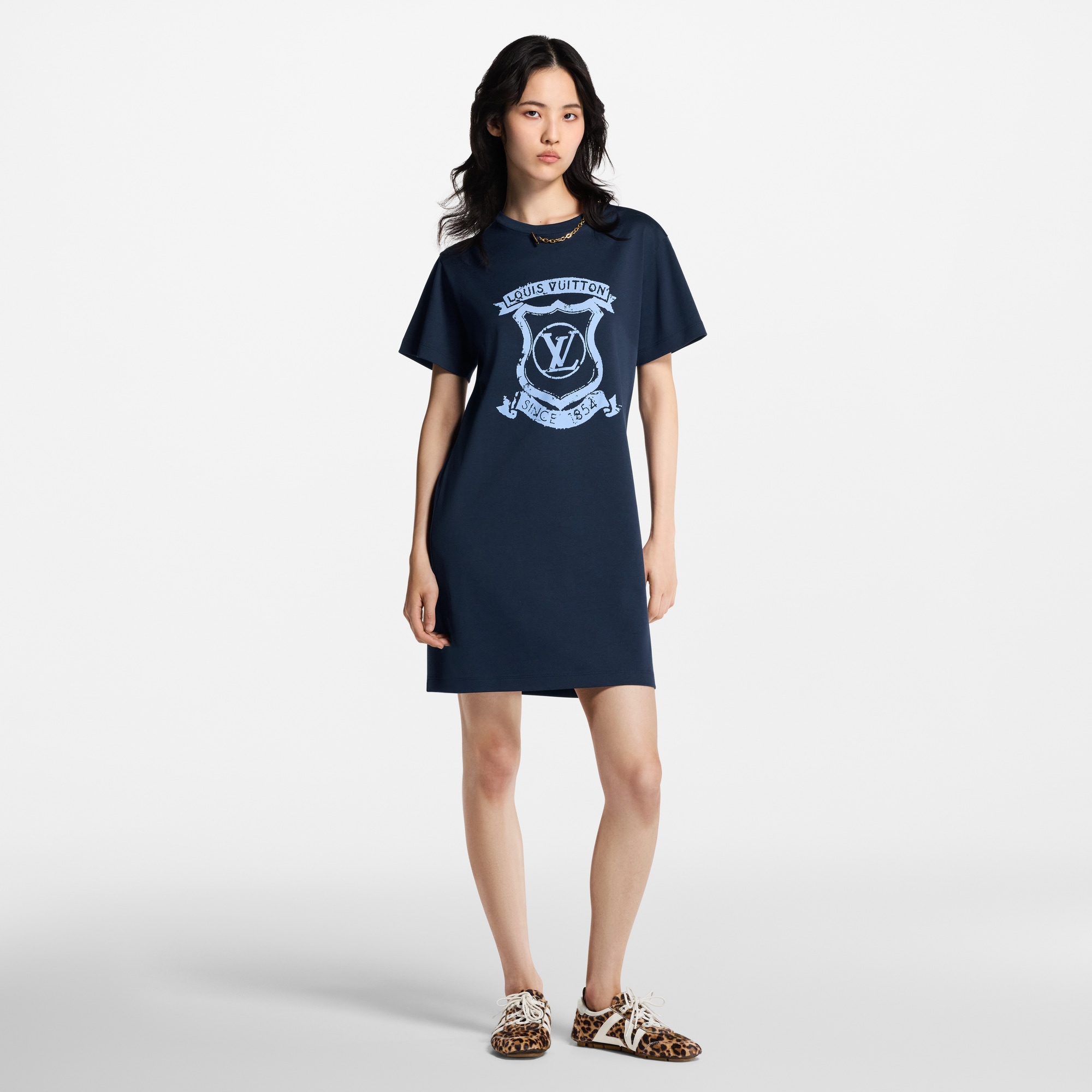 LV Crest T-Shirt Dress  in Women