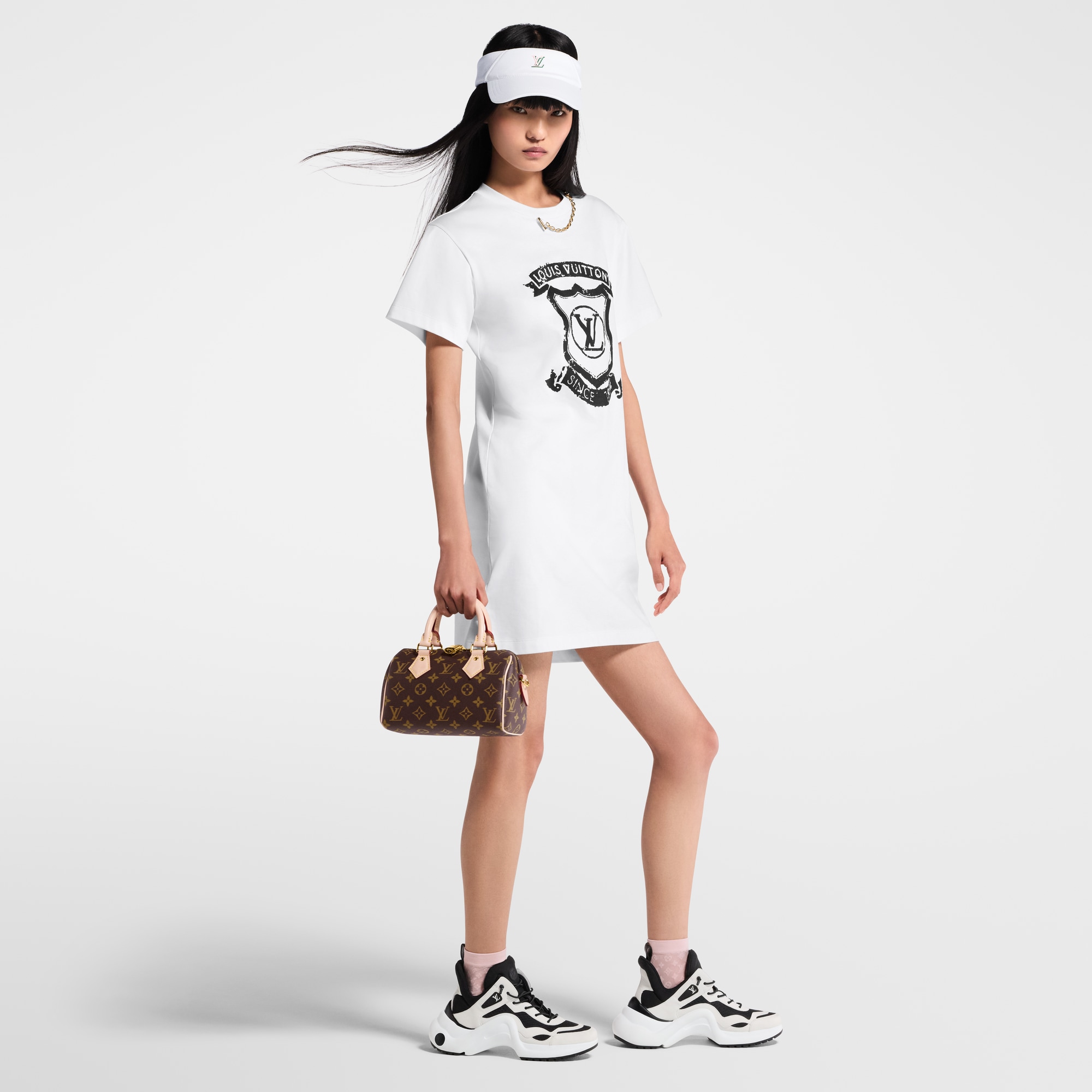 LV Crest T-Shirt Dress  in Women