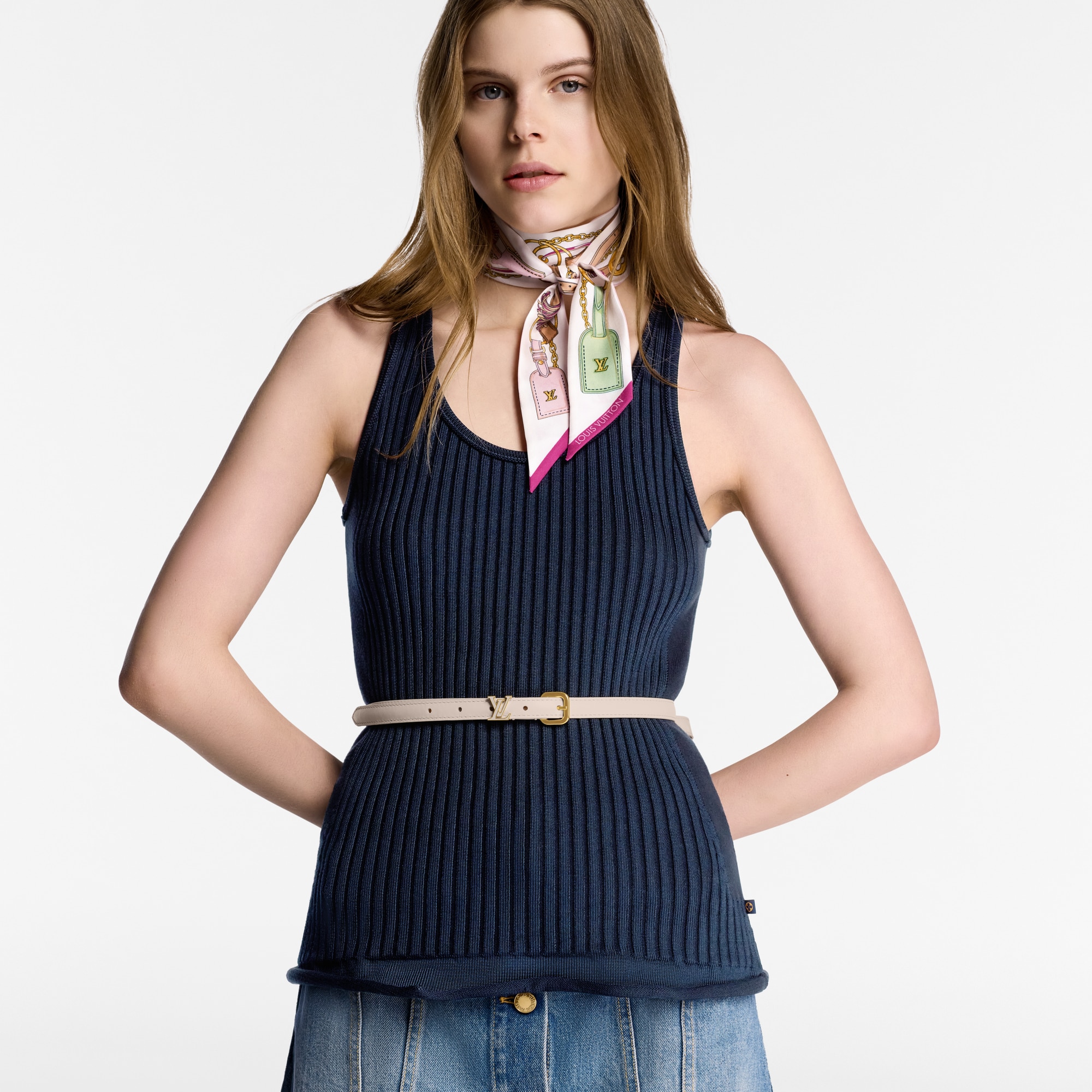 LV Darling Ard 15mm  Belt  in Women