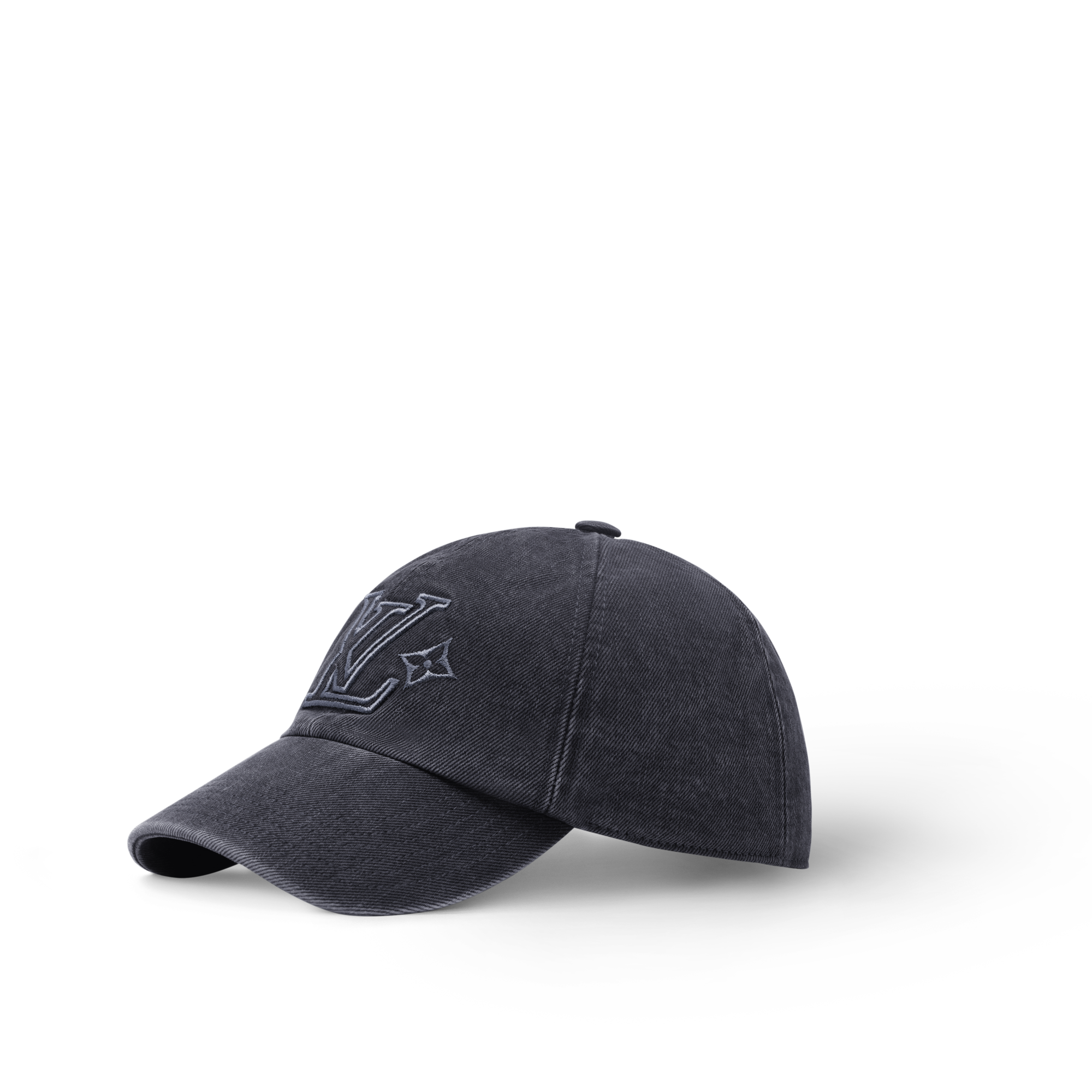 LV Denim Washed Cap . in Men