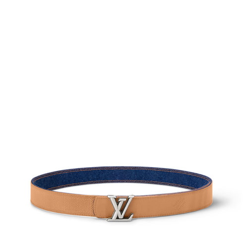 LV Dimension Denim 35mm Reversible Belt in Men's Accessories Belts collections by Louis Vuitton (Product zoom)