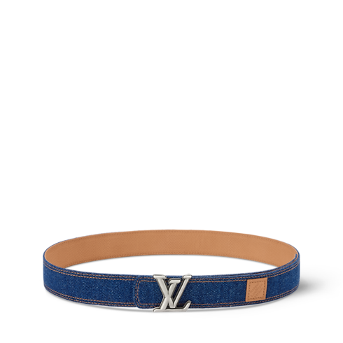 LV Dimension Denim 35mm Reversible Belt in Men's Accessories Belts collections by Louis Vuitton (Product zoom)