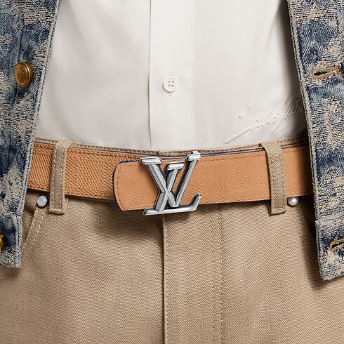 LV Dimension Denim 35mm Reversible Belt in Men's Accessories Belts collections by Louis Vuitton (Product zoom)