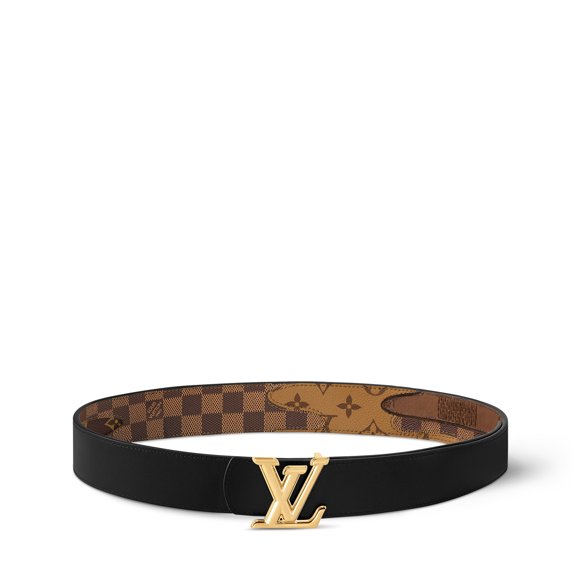 LV Dimension Monogram Landscape 40mm Reversible Belt  in Men