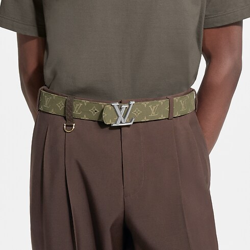 LV Dimension Monogram Surplus Cotton 40mm Reversible Belt G77 in Men's Accessories Belts collections by Louis Vuitton (Product zoom)